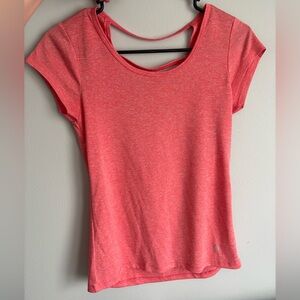 Coral Short Sleeve Women's Active Top